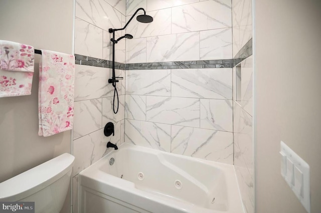 112 Edgehill Dr, Locust Grove, VA 22508 - full bath with toilet and a combined bath / shower with jetted tub