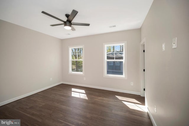 112 Edgehill Dr, Locust Grove, VA 22508 - empty room featuring wood finished floors and a ceiling fan
