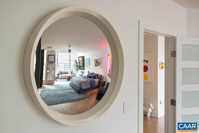 218 Water St W Unit 705, Charlottesville, VA 22902 - details featuring wood finished floors and arched walkways
