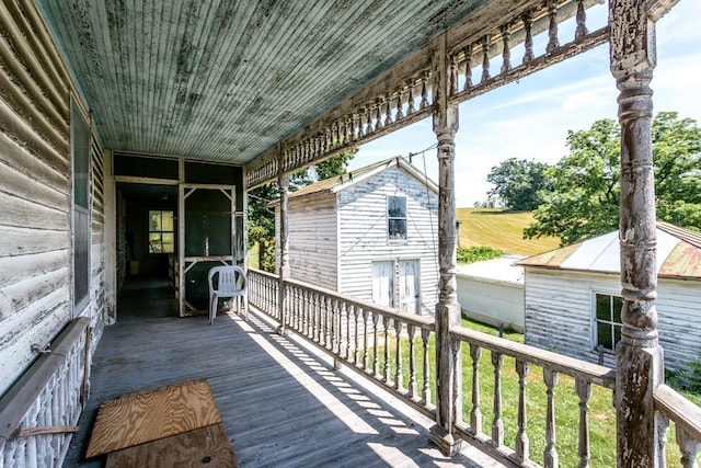 253 Church St, Timberville, VA 22853 - view of wooden deck