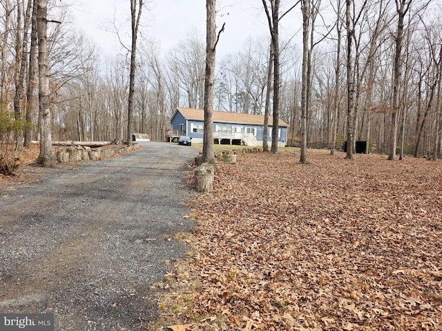 14511 Antler Rd, Fredericksburg, VA 22407 - view of front of property with asphalt driveway
