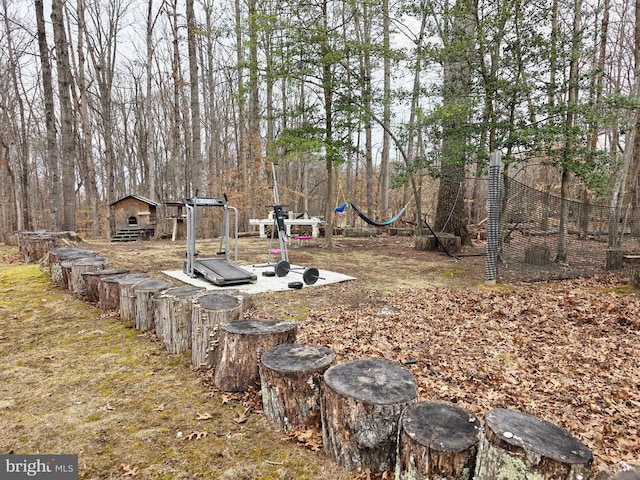 14511 Antler Rd, Fredericksburg, VA 22407 - view of yard featuring an outdoor structure