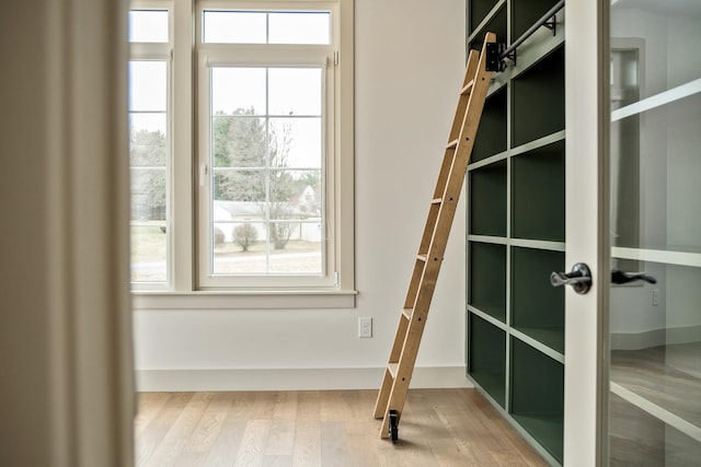 135 Radnor Ct, Rockingham, VA 22801 - doorway to outside with plenty of natural light and wood finished floors