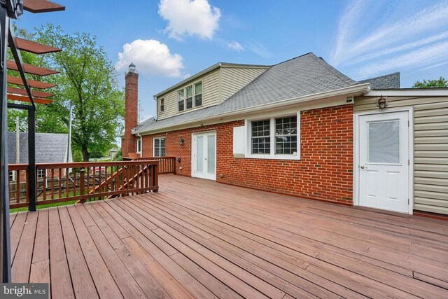 view of deck