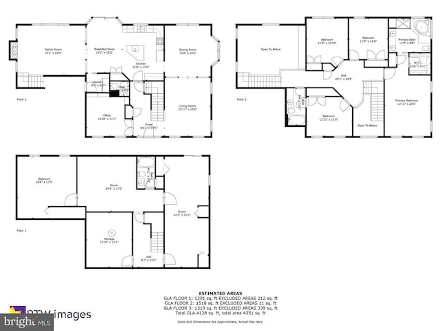 11211 Spring Meadow Blvd, Fredericksburg, VA 22407 - view of floor plan / room layout