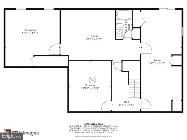 11211 Spring Meadow Blvd, Fredericksburg, VA 22407 - view of property floor plan