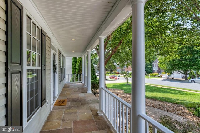 11211 Spring Meadow Blvd, Fredericksburg, VA 22407 - view of covered porch