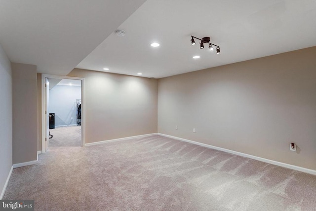 11211 Spring Meadow Blvd, Fredericksburg, VA 22407 - unfurnished room with carpet floors, recessed lighting, and a smoke detector