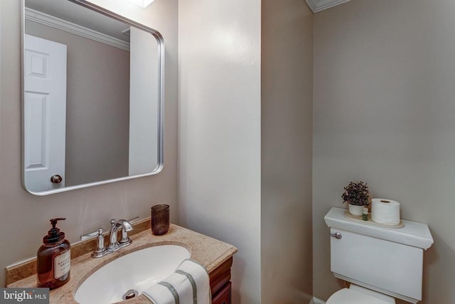 11211 Spring Meadow Blvd, Fredericksburg, VA 22407 - half bath with ornamental molding and vanity
