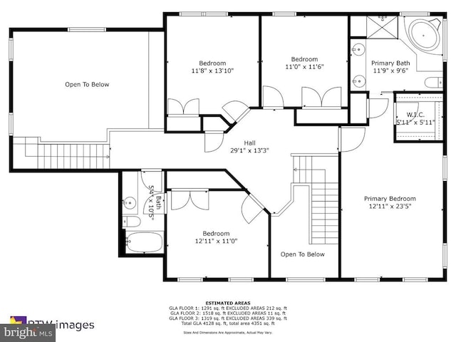 11211 Spring Meadow Blvd, Fredericksburg, VA 22407 - view of floor plan / room layout