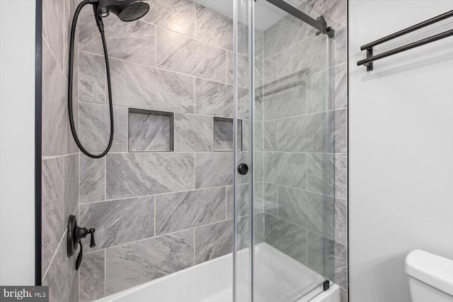 148 Red Hill Rd, Orange, VA 22960 - bathroom with a tile shower and toilet