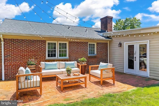 148 Red Hill Rd, Orange, VA 22960 - view of patio / terrace with french doors and an outdoor hangout area