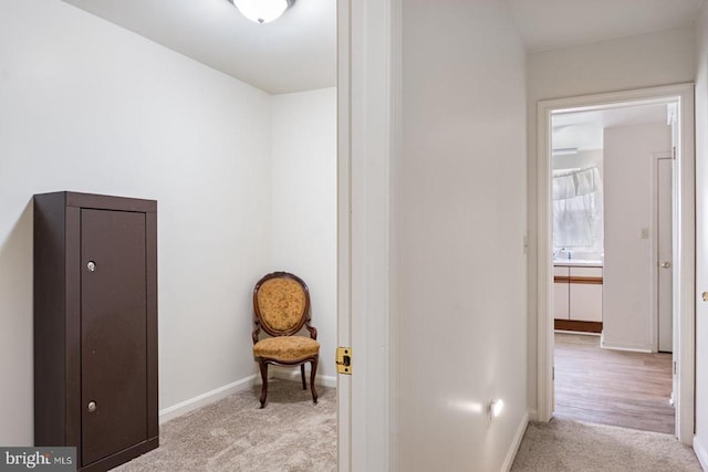 14026 Eggbornsville Rd, Culpeper, VA 22701 - hallway featuring baseboards and carpet flooring