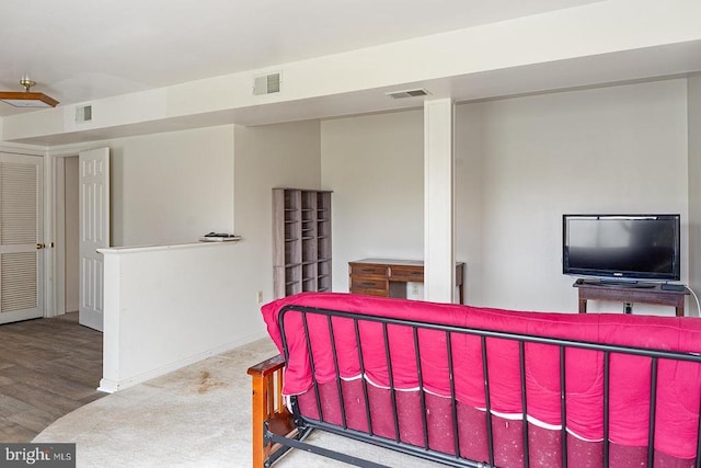 14026 Eggbornsville Rd, Culpeper, VA 22701 - bedroom featuring visible vents and wood finished floors