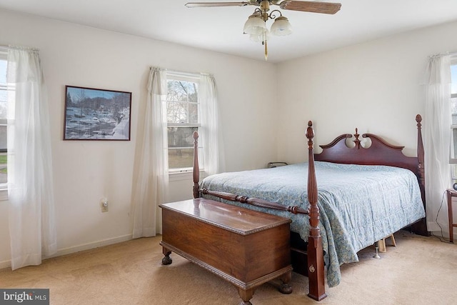 14026 Eggbornsville Rd, Culpeper, VA 22701 - bedroom featuring baseboards, ceiling fan, and carpet
