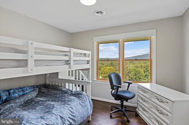 436 Castleton View Rd, Castleton, VA 22716 - bedroom with dark wood-type flooring and baseboards