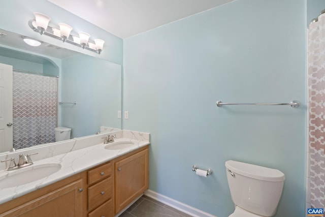 260 Riverbend Dr Unit 3C, Charlottesville, VA 22911 - bathroom featuring tile patterned flooring and double vanity