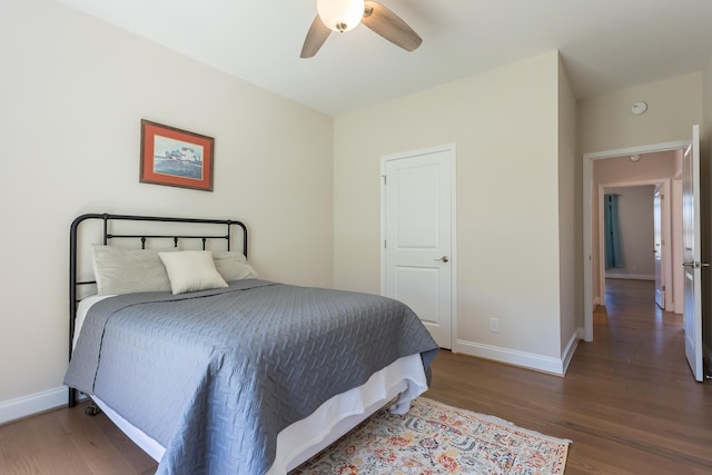 33 Silver Maple Cv, Fishersville, VA 22939 - bedroom featuring wood finished floors, baseboards, and ceiling fan