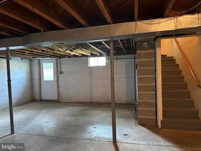 501 Lesco Blvd, Culpeper, VA 22701 - below grade area with stairs