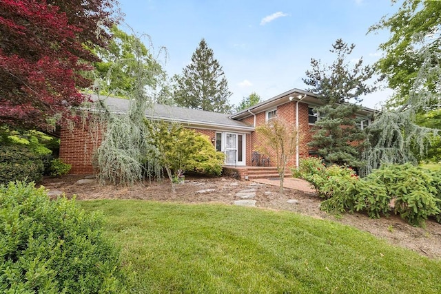 188 Middlebrook Rd, Staunton, VA 24401 - back of house with brick siding and a lawn
