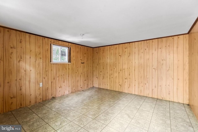 447 Laurel Ave, Fredericksburg, VA 22408 - unfurnished room featuring tile patterned floors and wooden walls