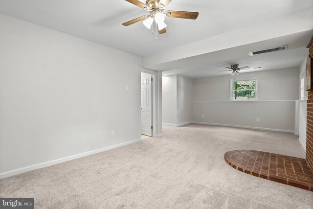 447 Laurel Ave, Fredericksburg, VA 22408 - carpeted empty room with a ceiling fan and baseboards