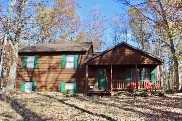 206 Pleasant Ln, Mcgaheysville, VA 22840 - chalet / cabin with a porch
