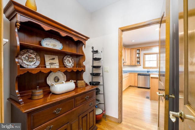 695 Whippoorwill Ln, Shipman, VA 22971 - hallway featuring light wood-style flooring