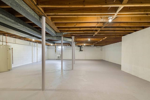 100 Monument Ave, Harrisonburg, VA 22801 - unfinished below grade area featuring water heater