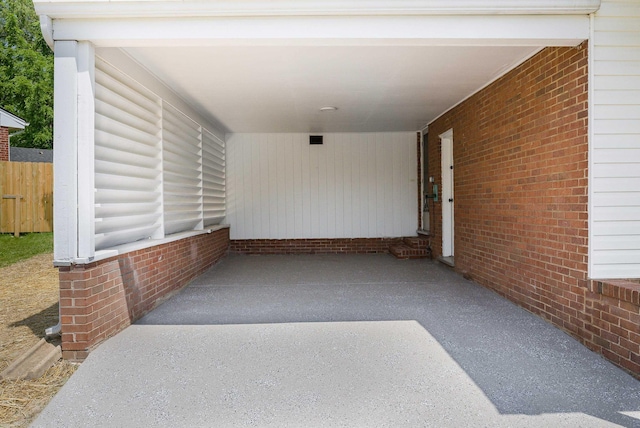 100 Monument Ave, Harrisonburg, VA 22801 - view of patio / terrace featuring a carport