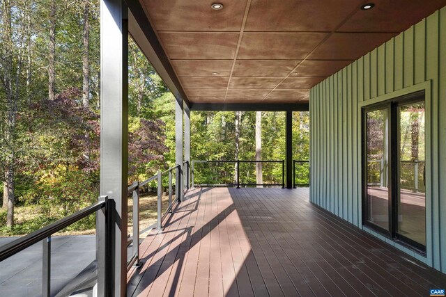 view of deck