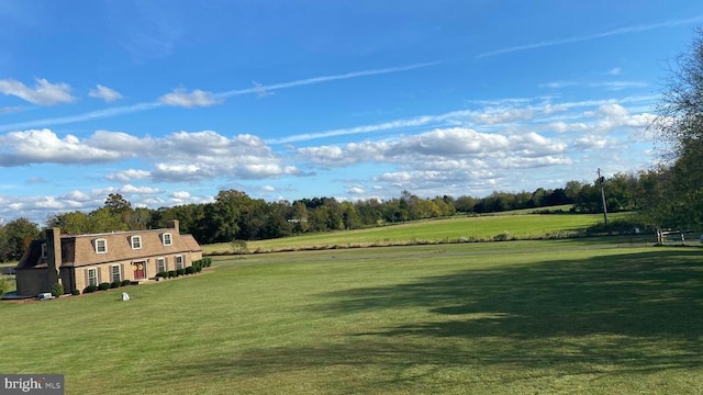  - view of grassy yard with a view of rural / pastoral area