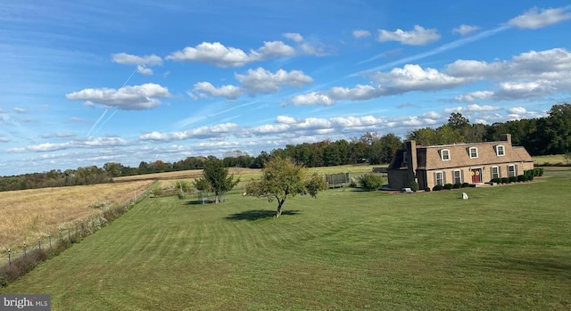  - view of yard featuring a rural view