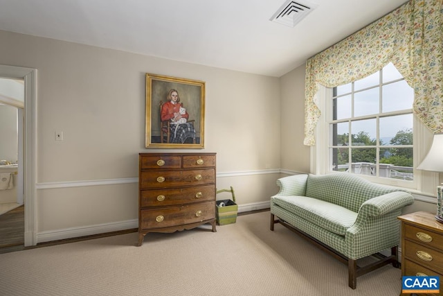 3809 Peakland Pl, Lynchburg, VA 24503 - living area with carpet flooring and baseboards