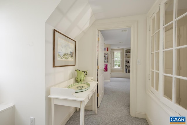 3809 Peakland Pl, Lynchburg, VA 24503 - hallway featuring light carpet and baseboards