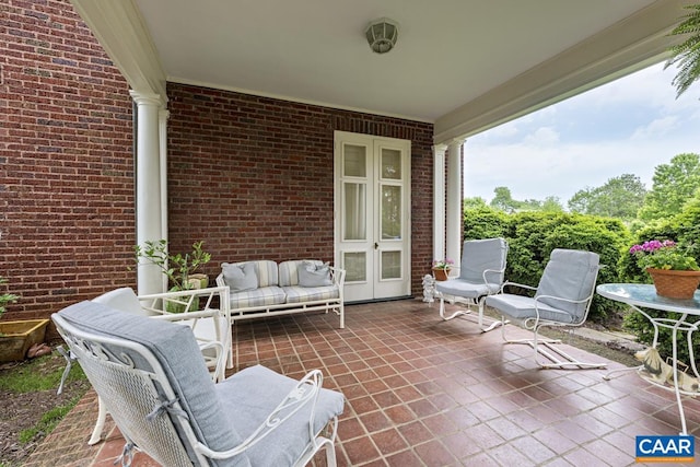 3809 Peakland Pl, Lynchburg, VA 24503 - view of patio / terrace with an outdoor hangout area