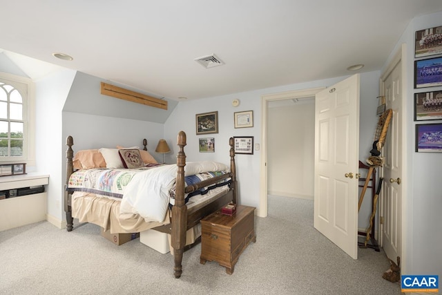 3809 Peakland Pl, Lynchburg, VA 24503 - bedroom with light colored carpet and lofted ceiling