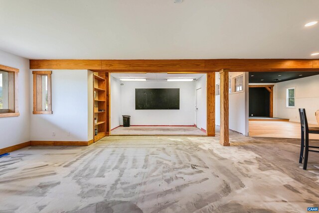 1900 Lowesville Rd, Amherst, VA 24521 - unfurnished living room with baseboards and plenty of natural light