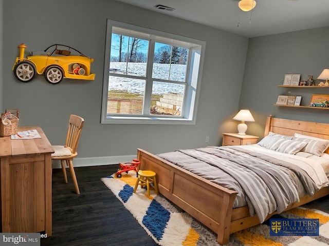 1078 Fishback Rd, Madison, VA 22727 - bedroom with dark wood-type flooring and baseboards
