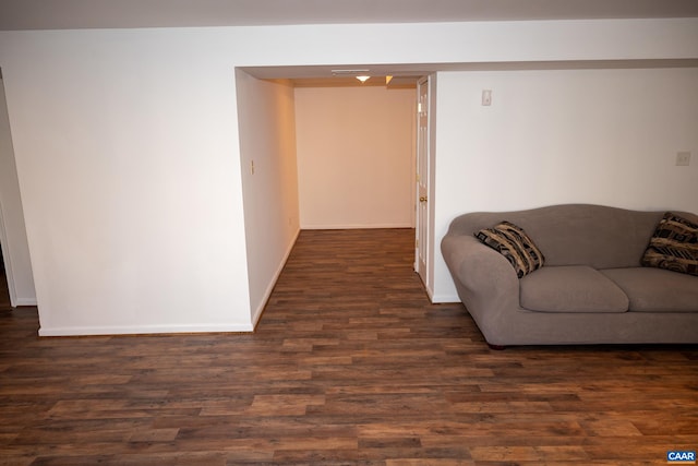 4259 Shelby Rd, Rochelle, VA 22738 - living room with dark wood finished floors and baseboards
