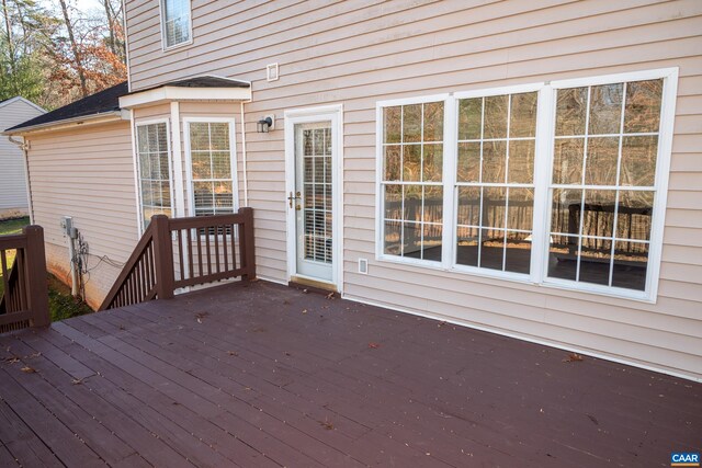4259 Shelby Rd, Rochelle, VA 22738 - view of wooden deck