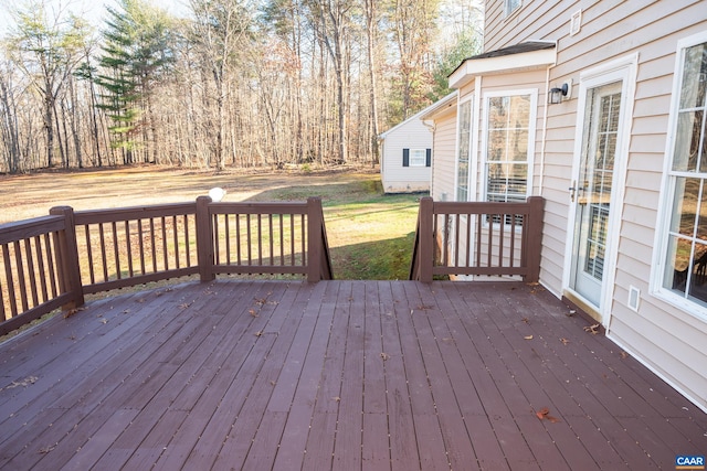 4259 Shelby Rd, Rochelle, VA 22738 - view of wooden terrace