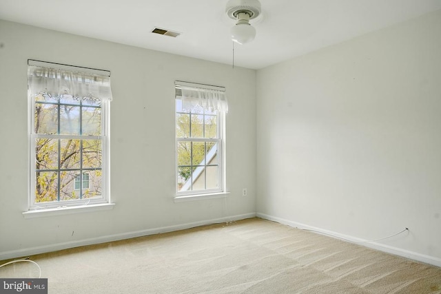 607 Woodruff Ln, Culpeper, VA 22701 - spare room with light carpet and a ceiling fan
