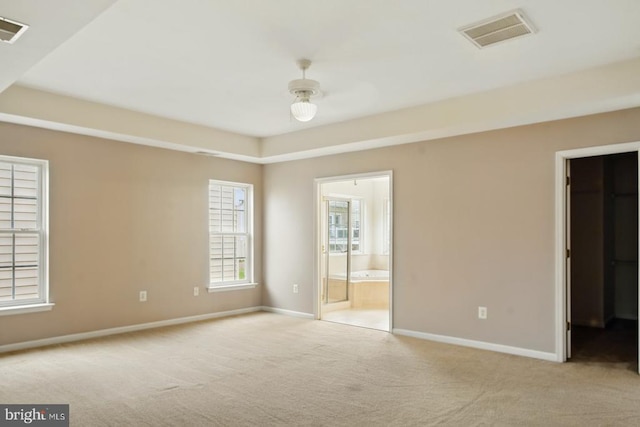 607 Woodruff Ln, Culpeper, VA 22701 - unfurnished bedroom with carpet floors, a walk in closet, and ensuite bathroom