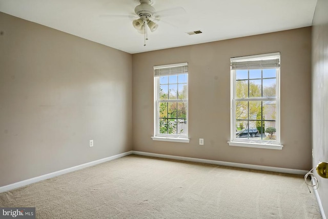607 Woodruff Ln, Culpeper, VA 22701 - carpeted empty room with baseboards and ceiling fan