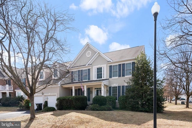 607 Woodruff Ln, Culpeper, VA 22701 - view of front of property with stucco siding and driveway