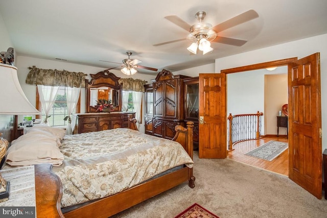 11425 Custers Trce, Spotsylvania, VA 22553 - carpeted bedroom featuring a ceiling fan