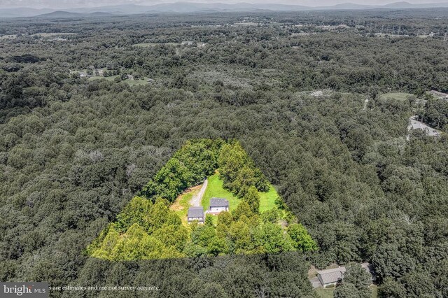 5575 Jeffersonton Rd, Jeffersonton, VA 22724 - bird's eye view of a forest and a mountainous background