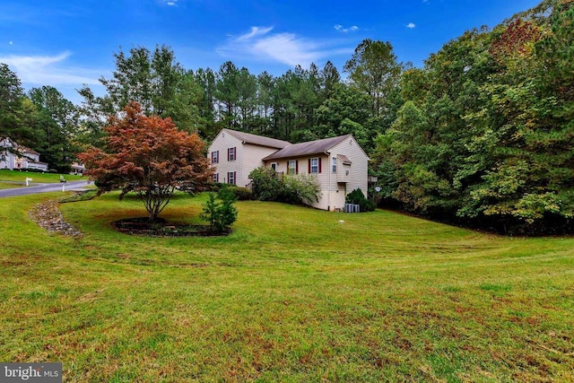 26 Magnolia Ct, Barboursville, VA 22923 - view of grassy yard with central air condition unit