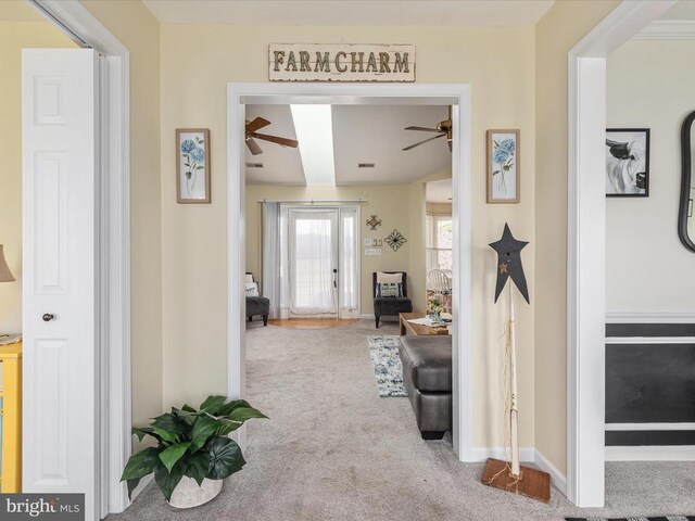 237 Preston Ln, Luray, VA 22835 - hall with carpet floors and baseboards
